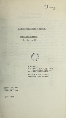 Cover for [Report 1959]