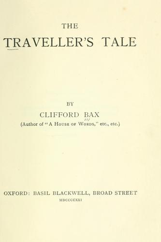 Cover for The traveller's tale.