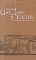 Cover for Gallows speeches from eighteenth-century Ireland