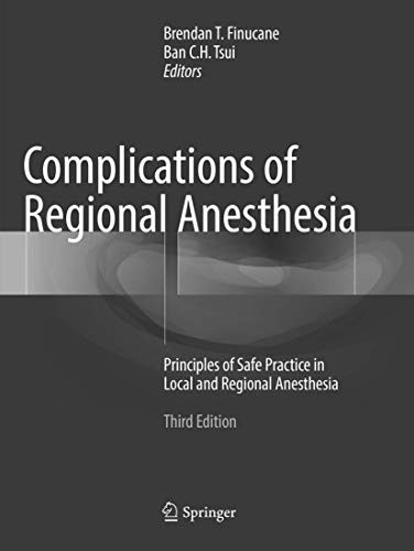 Cover for Complications of Regional Anesthesia