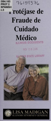 Cover for Protejase de fraude de cuidado medico