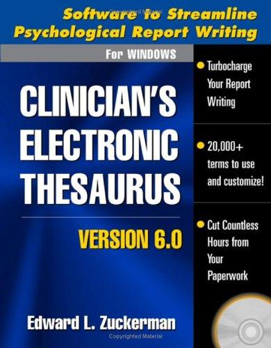 Cover for Clinician's Electronic Thesaurus, Version 6.0