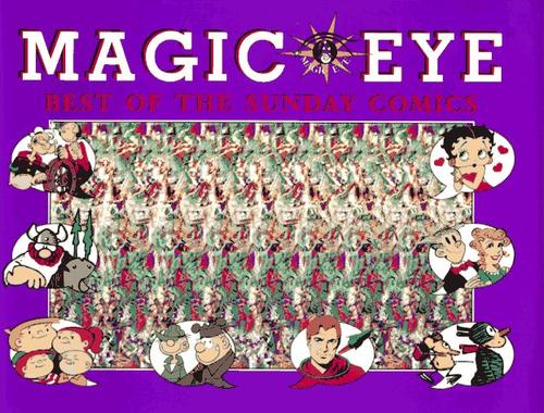 Cover for Best of the Sunday comics Magic eye