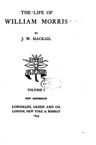 Cover for The Life of William Morris