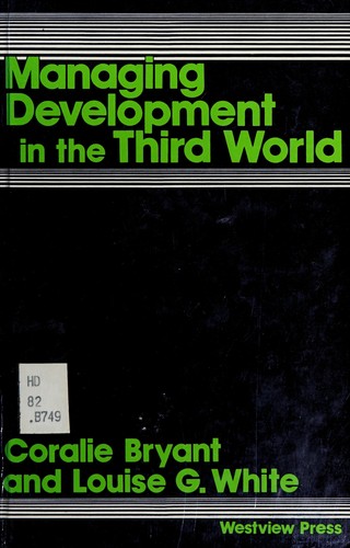 Cover for Managing development in the Third World