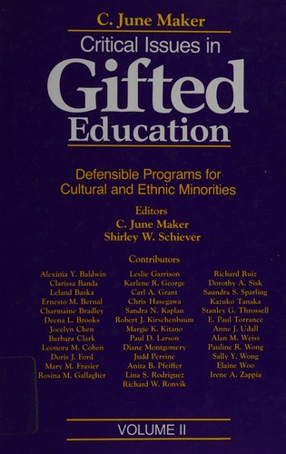 Cover for Defensible programs for cultural and ethnic minorities