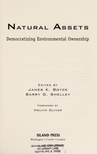Cover for Natural assets