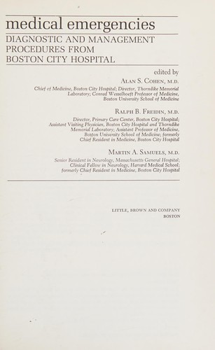 Cover for Medical emergencies