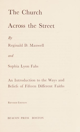 Cover for The church across the street
