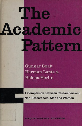 Cover for The academic pattern.