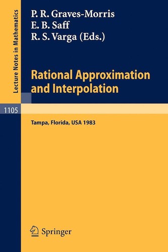 Cover for Rational approximation and interpolation