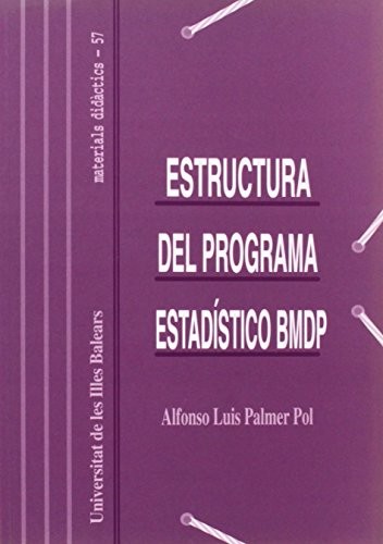 Cover for Estructura del programa estadístico BMDP