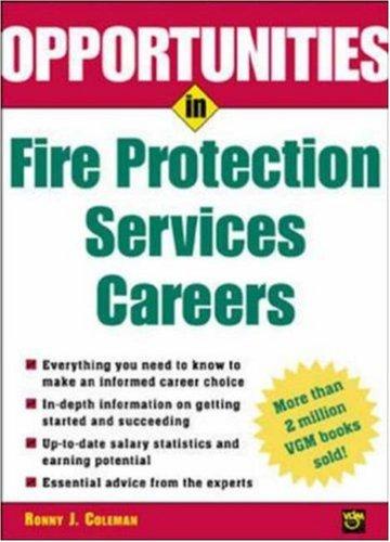 Cover for Opportunities in Fire Protection Services Careers
