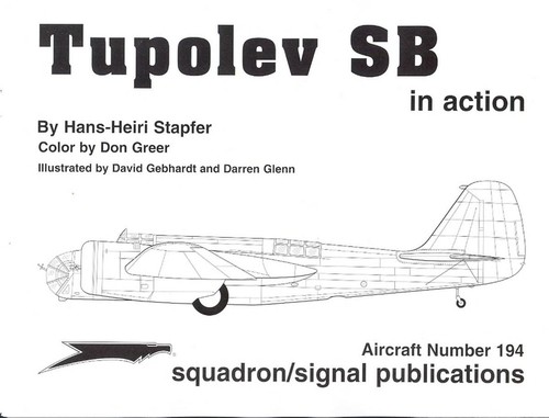 Cover for Tupolev SB-2 in action - Aircraft No. 194