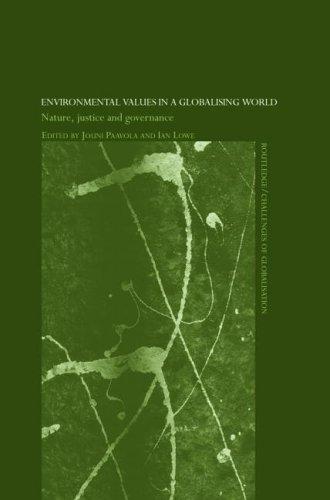 Cover for Environmental values in a globalising world
