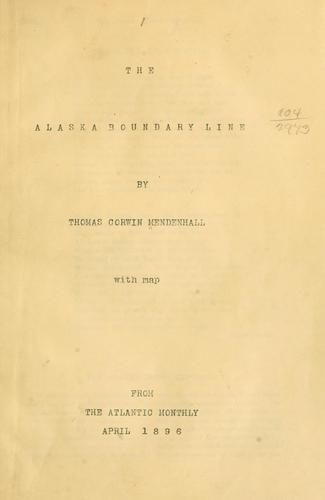 Cover for Alaskan boundary line