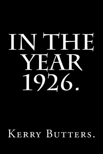Cover for In the Year 1926.