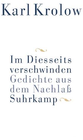 Cover for Im Diesseits verschwinden