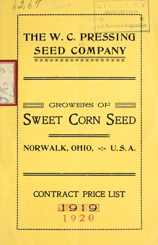 Cover for Contract price list