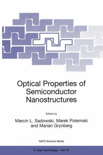 Cover for Optical Properties of Semiconductor Nanostructures (NATO Science Partnership Sub-Series: 3:)
