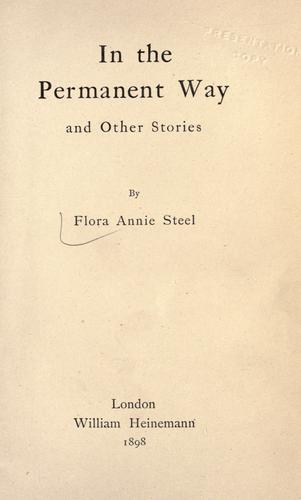 Cover for In the permanent way
