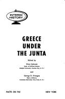 Cover for Greece under the junta.