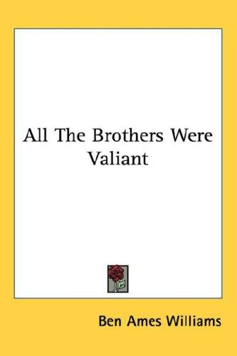 Cover for All The Brothers Were Valiant