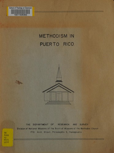 Cover for Methodism in Puerto Rico