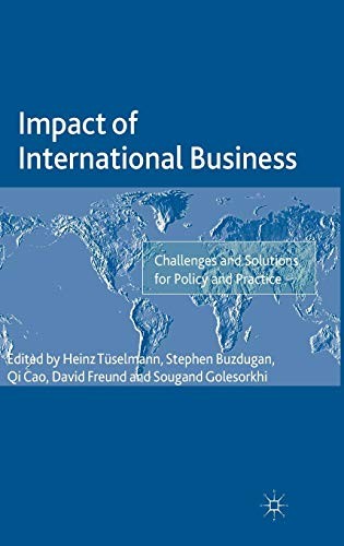 Cover for Impact of International Business