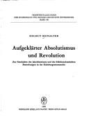 Cover for Aufgeklärter Absolutismus und Revolution
