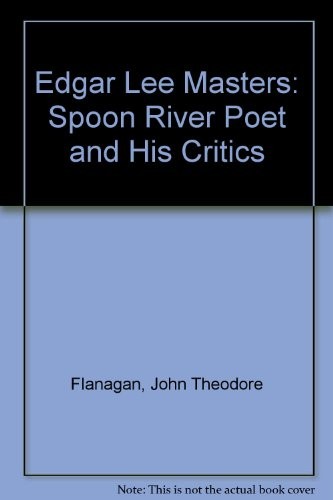 Cover for Edgar Lee Masters