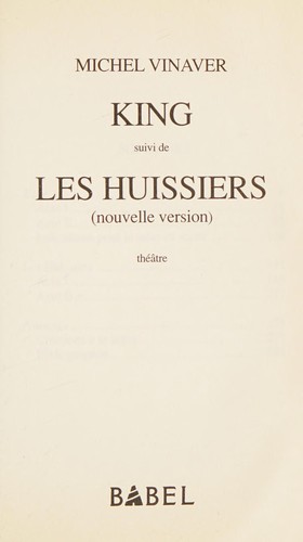 Cover for King