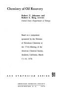 Cover for Chemistry of oil recovery