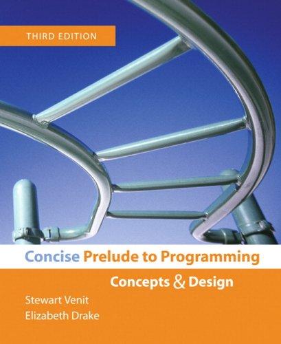 Cover for Concise Prelude to Programming (3rd Edition)