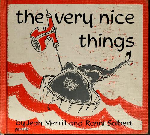 Cover for The very nice things