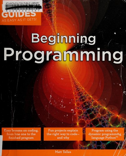 Cover for Beginning programming