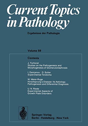 Cover for Current Topics in Pathology