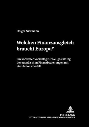 Cover for Welchen Finanzausgleich braucht Europa?