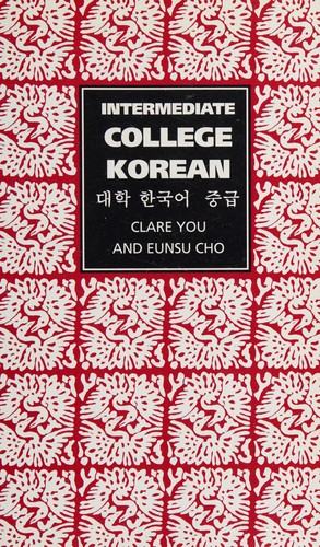 Cover for Intermediate college Korean =
