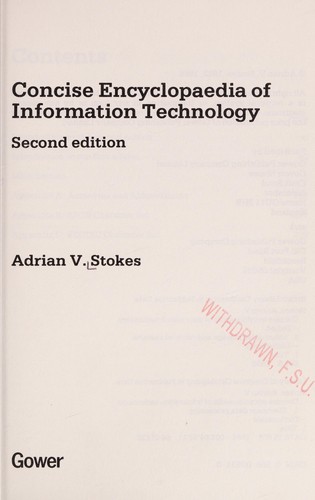Cover for Concise encyclopaedia of information technology