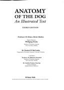 Cover for Anatomy of the dog