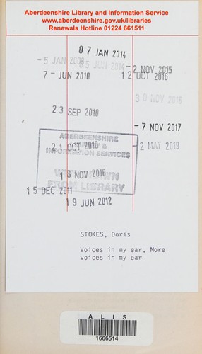 Cover for Voices a Doris Stokes Collection