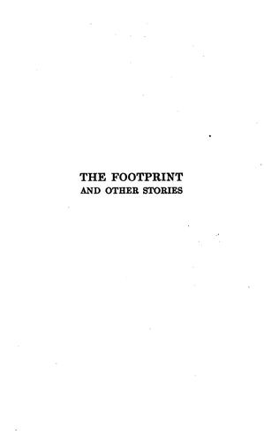 Cover for The footprint, and other stories.