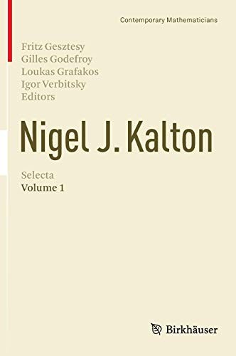 Cover for Nigel J. Kalton Selecta