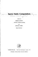 Cover for Sparse matrix computations