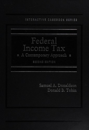Cover for Federal income tax