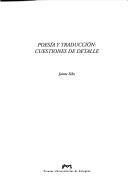 Cover for Poesía y traducción, cuestión de detalle