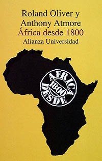 Cover for África desde 1800