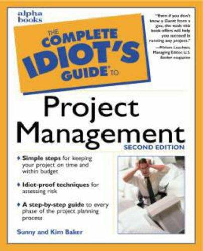 Cover for The complete idiot's guide to project management