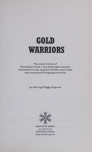 Cover for Gold warriors